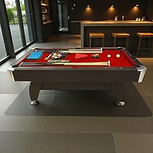 Professional Modern Pool Table – Available in 7ft/8ft. Complete Billiards Set