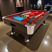 Professional Modern Pool Table – Available in 7ft/8ft. Complete Billiards Set