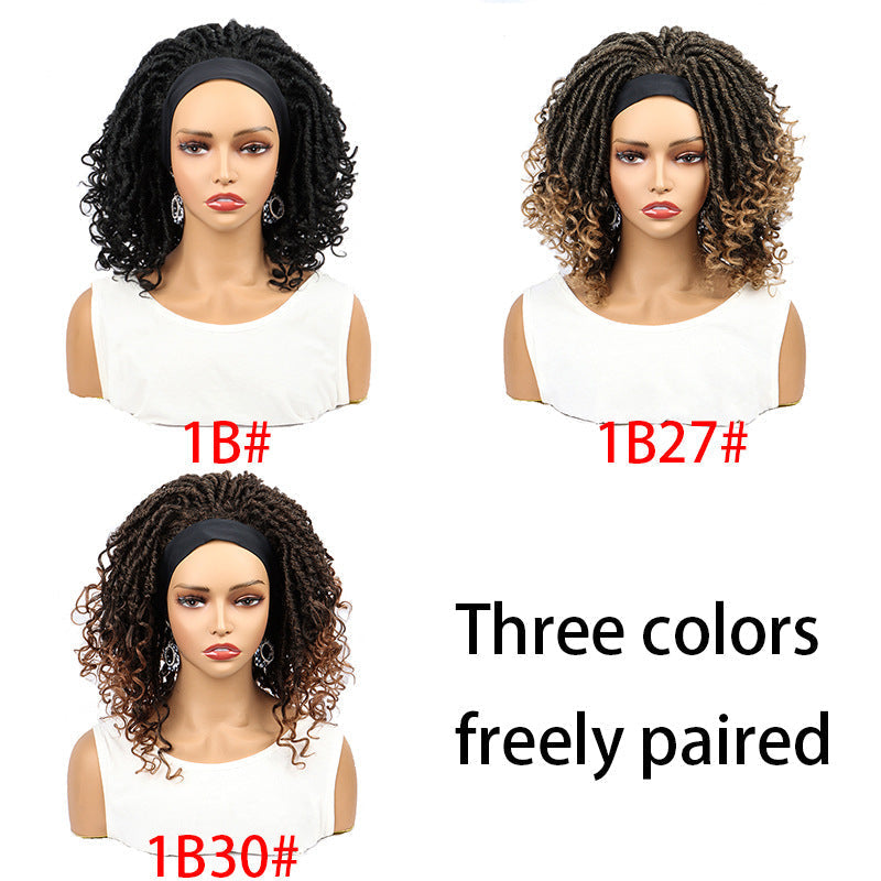Curly Synthetic Wigs Black Women's Weave Wigs