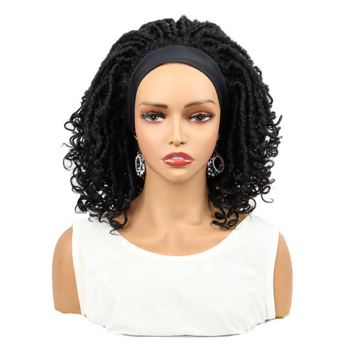 Curly Synthetic Wigs Black Women's Weave Wigs