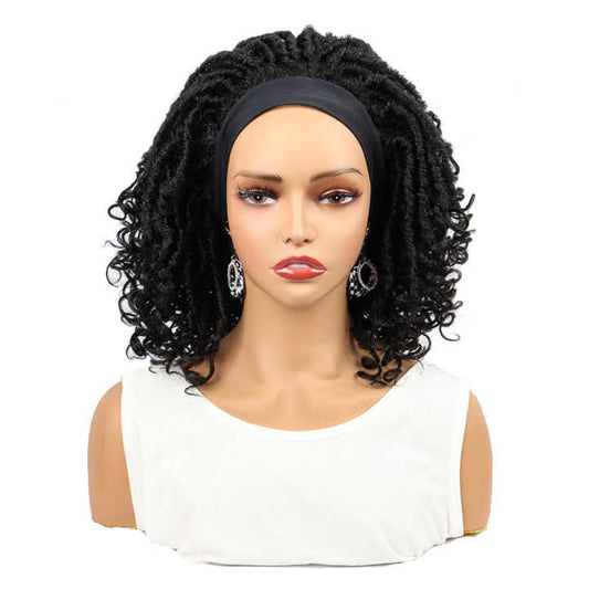 Curly Synthetic Wigs Black Women's Weave Wigs