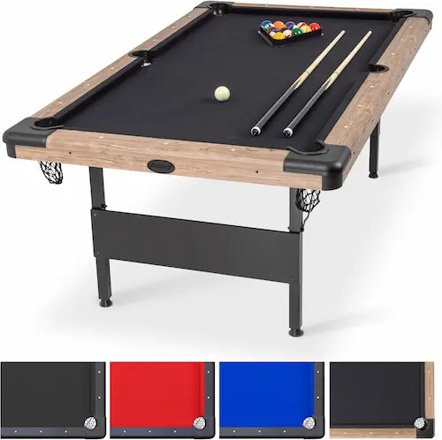 GoSports Portable Foldable Billiards Table (6ft / 7ft / 8ft) – Complete Billiards Set